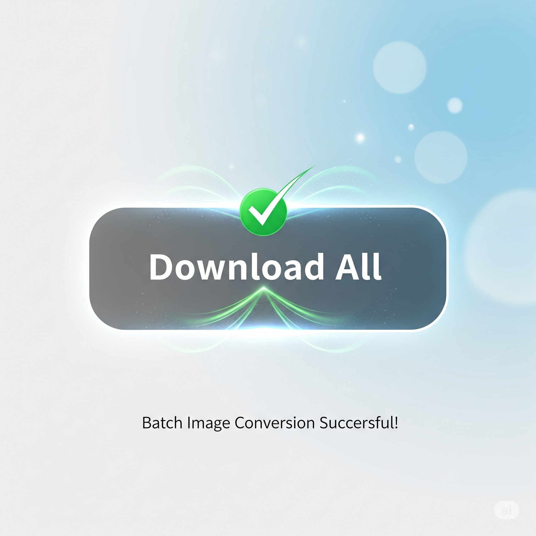 Screenshot of successfully downloading batch converted images