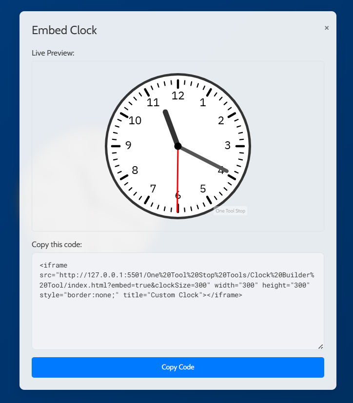Step 3: Searching for and selecting a different timezone.