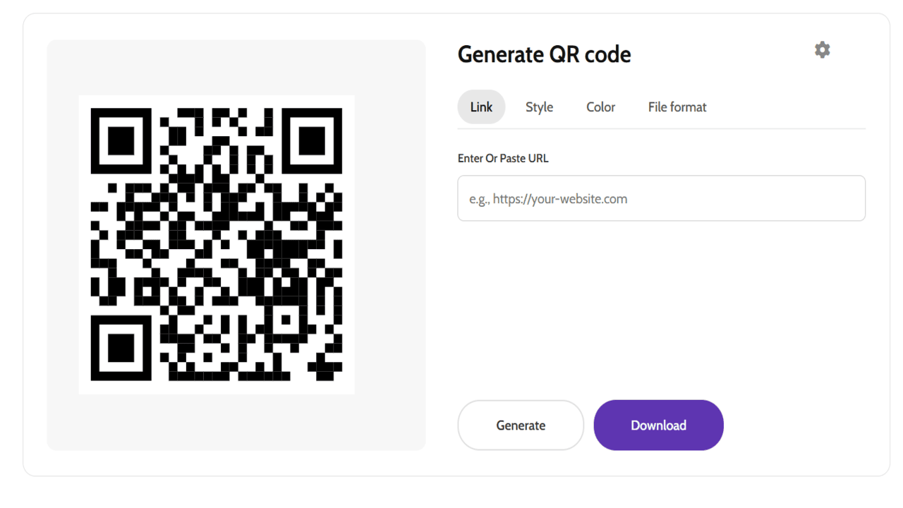 Step 1: Entering a URL